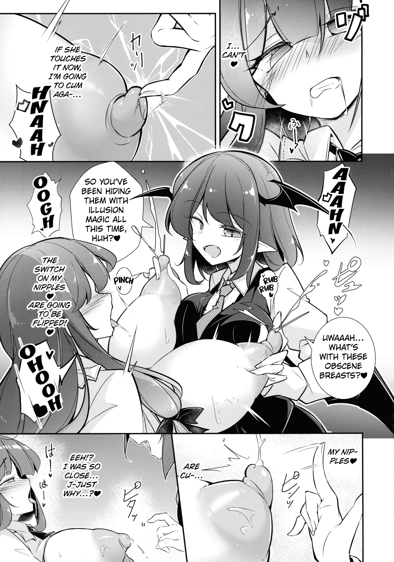 Hentai Manga Comic-Magic Milk Dispenser ♡ The Magician With Obscene Breasts Patchouli Knowledge-Read-16